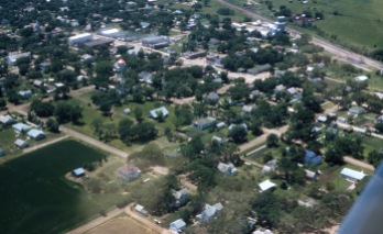 Charles Herman photographed Alta Vista from the air in this view from the 1960s.